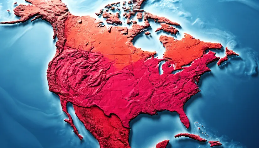 united states canada map