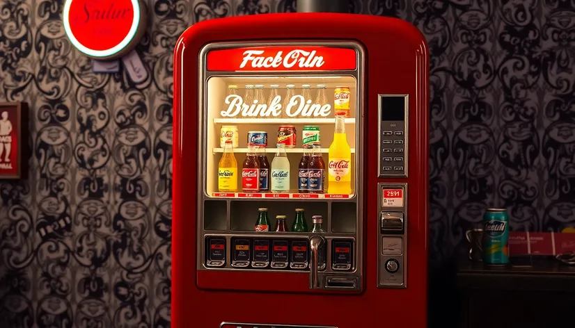 fizzy drink vending machine