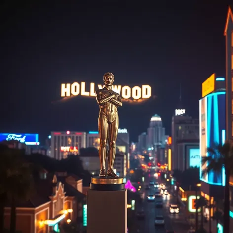 statue in hollywood