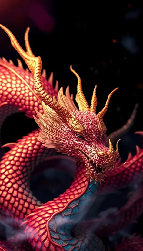 rose gold dragon