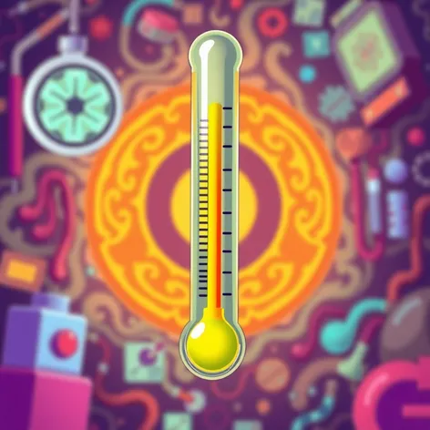 thermometer cartoon