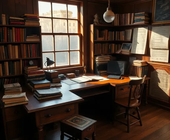 albert einstein's desk