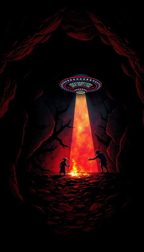 ufo cave art