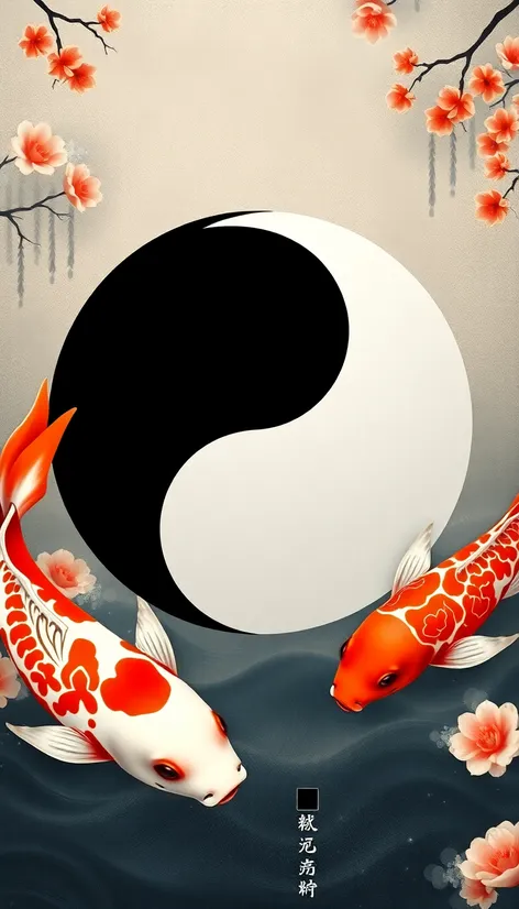 koi fish yin yang