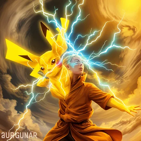 pikachu merged with aang