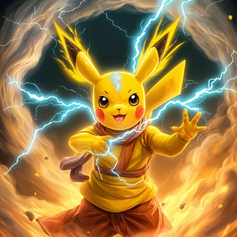 pikachu merged with aang