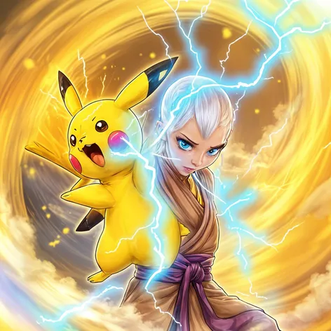 pikachu merged with aang