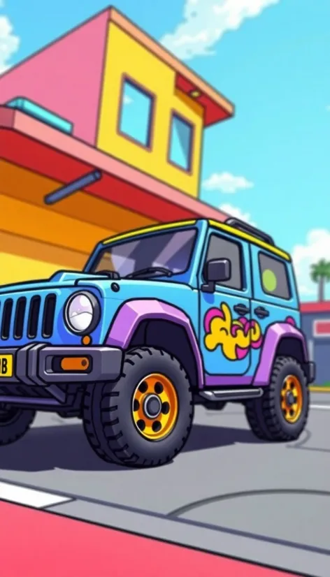 cartoon suv