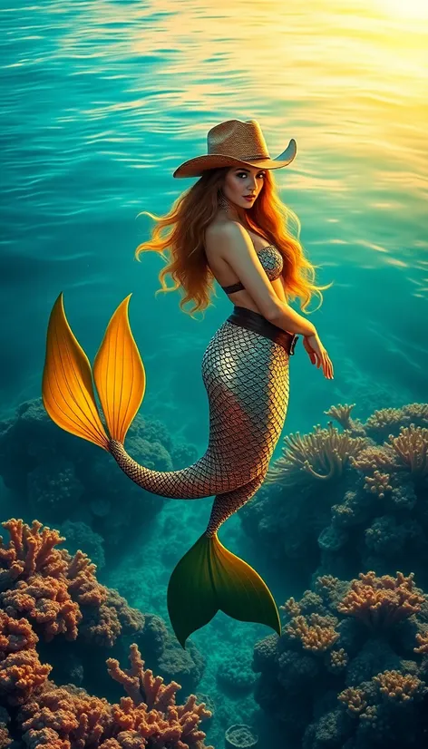 cowboy mermaid