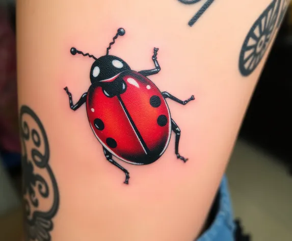 3d ladybug tattoo