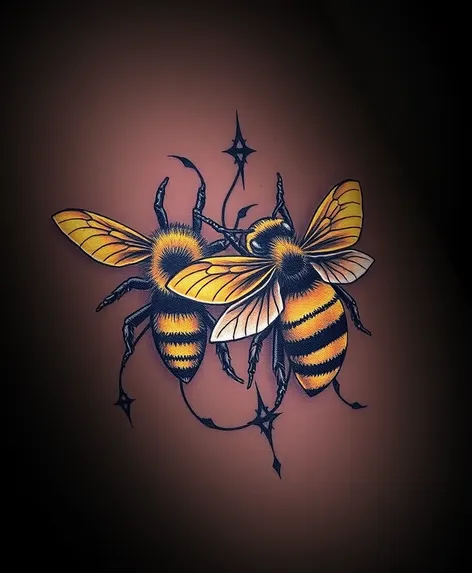 bees tattoo