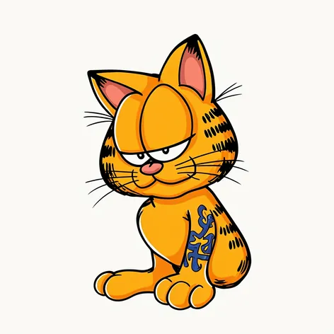 garfield tattoo