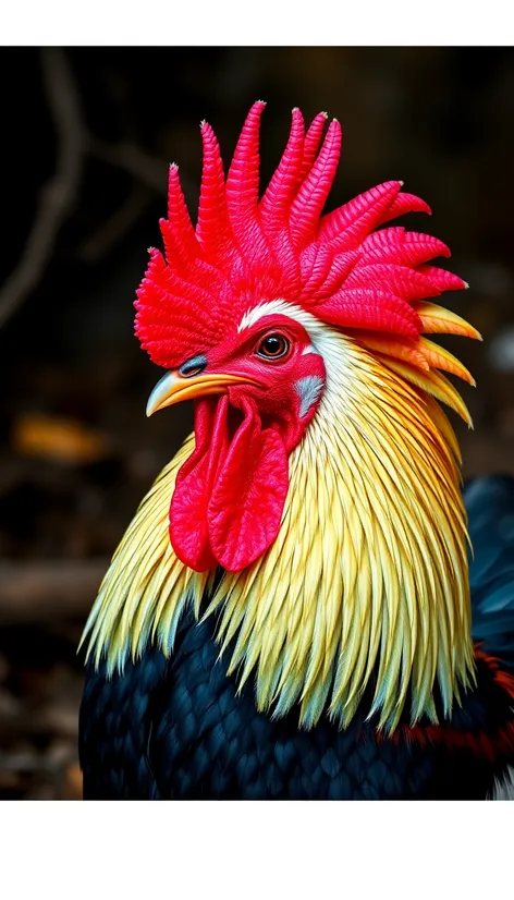 crested cocks comb