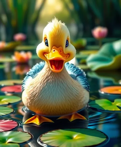 happy duck