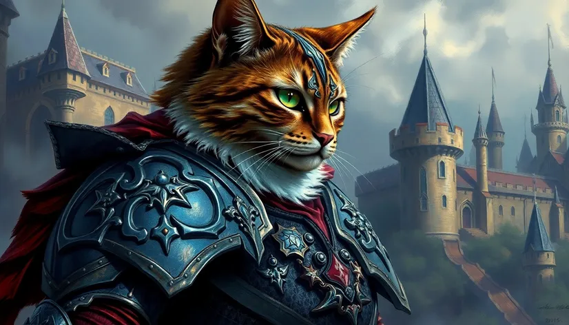 medieval cat armor