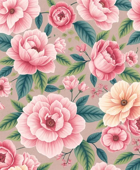 floral wallpaper