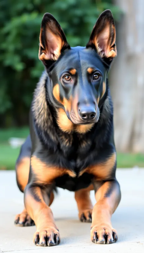 cross breed doberman and