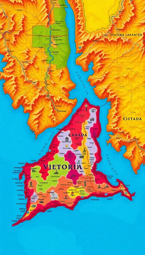 victoria canada map