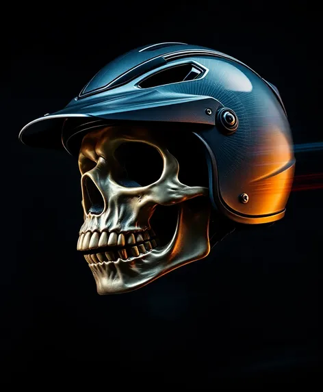 motocross helmet skull