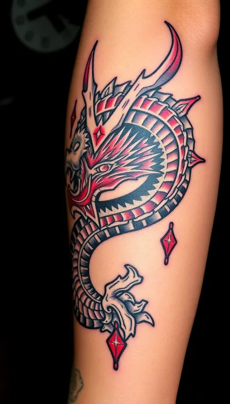 dragon arm tattoo