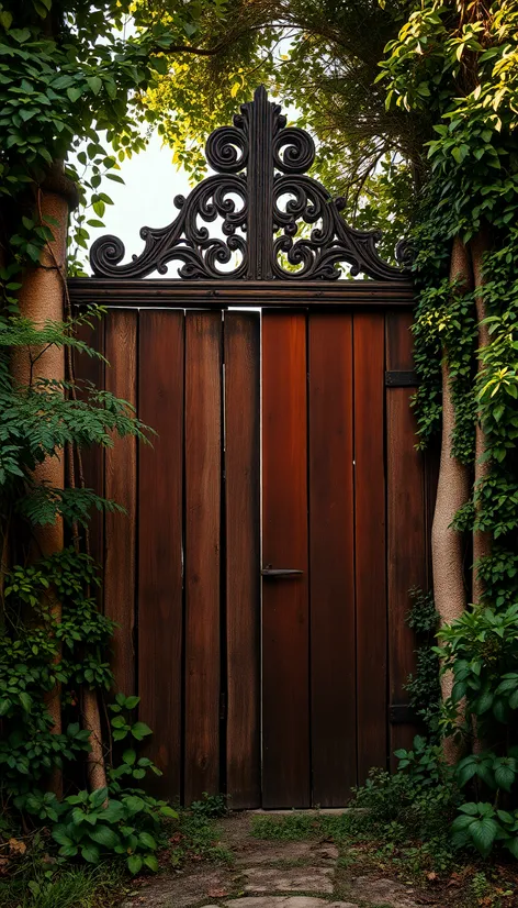 gate of wood