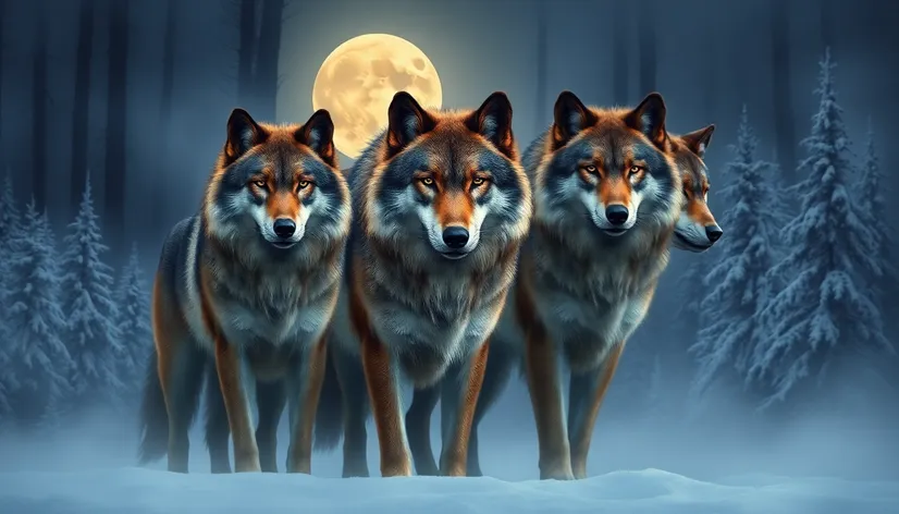 beautiful wolves