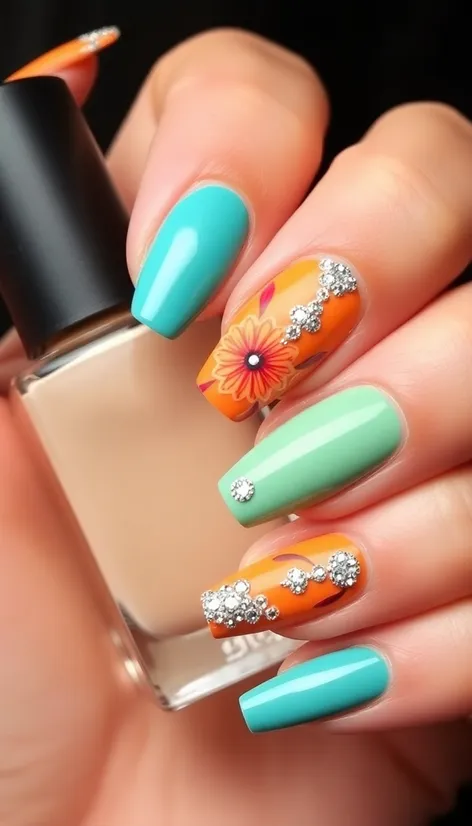 summer nail paint