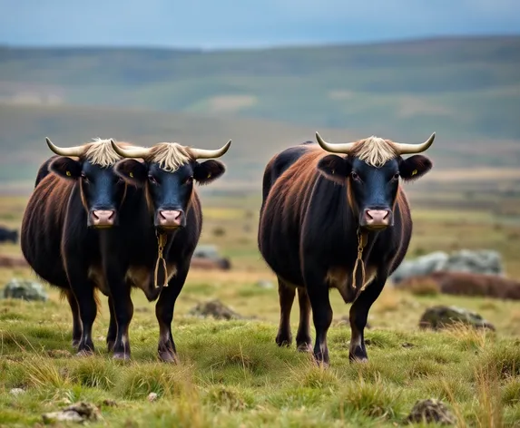 belted galloway cows