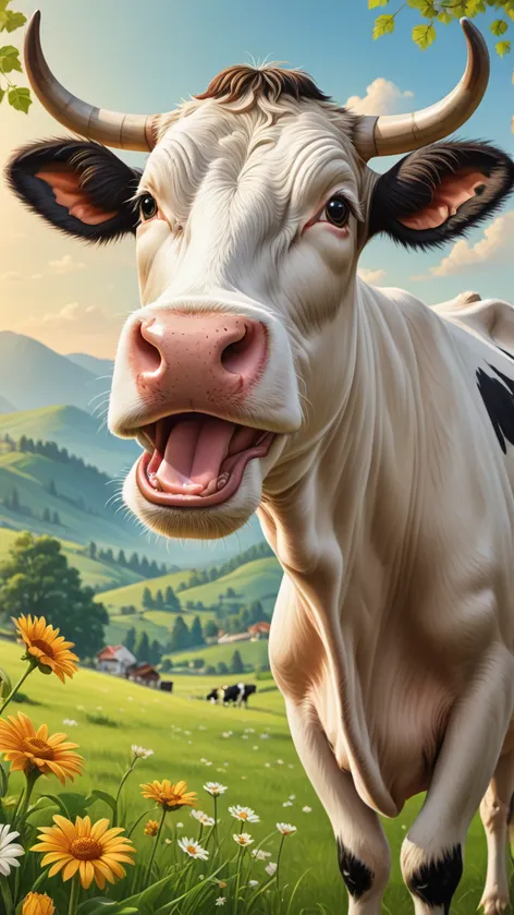 cartoon cow