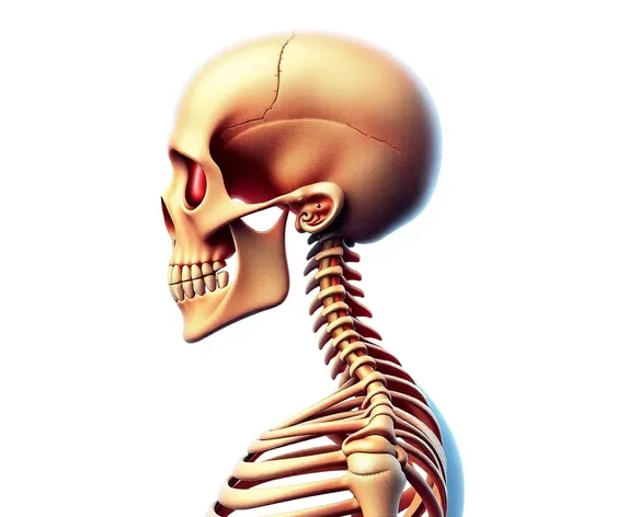 human skeleton side view