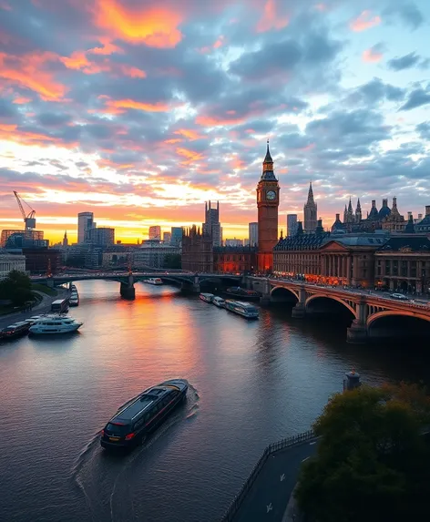 london sunset