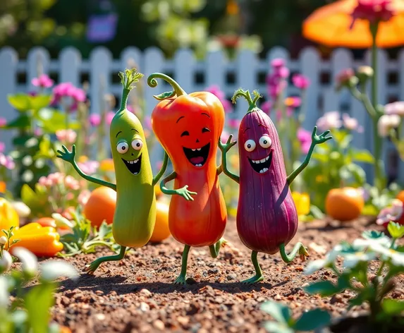 dancing vegetables