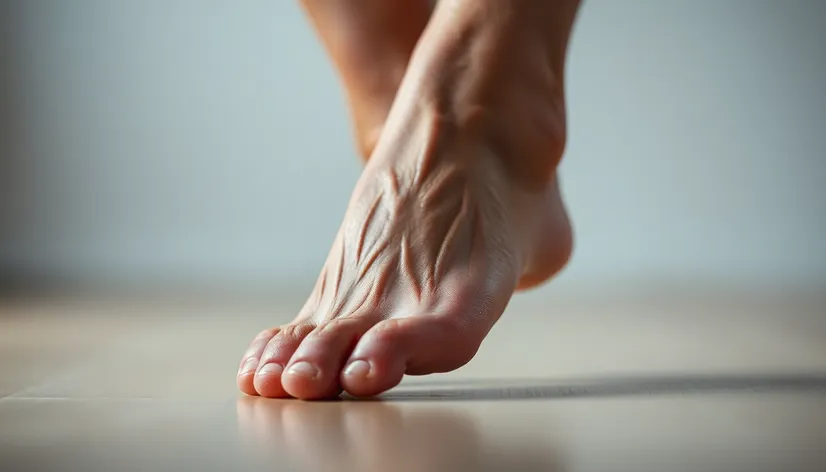 mature woman foot