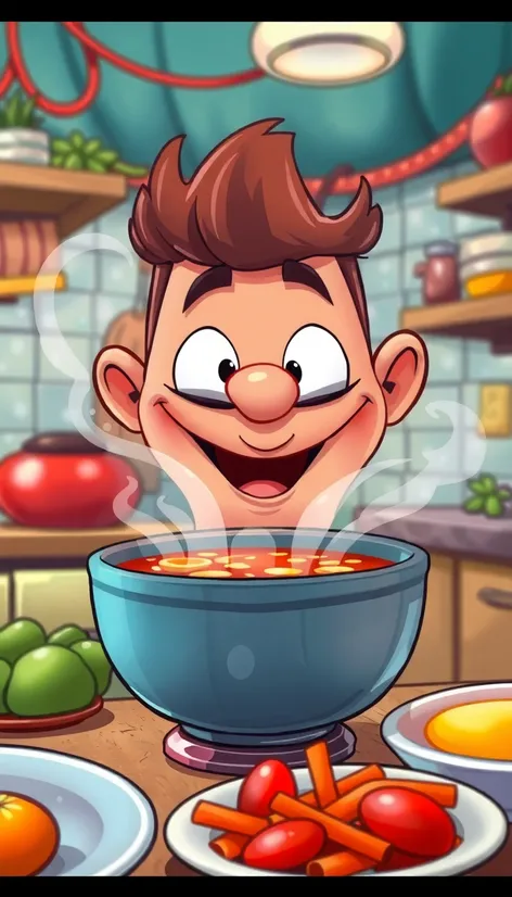 soup cartoon pictures