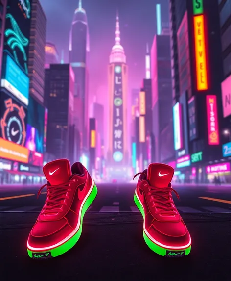 neon shoes