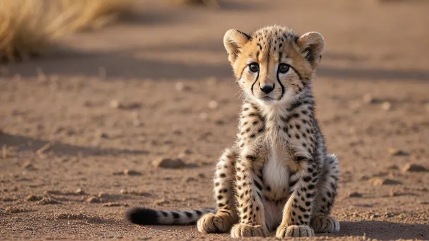 baby cheetah