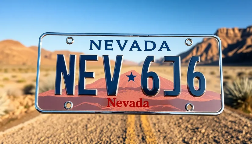 nevada state license plate