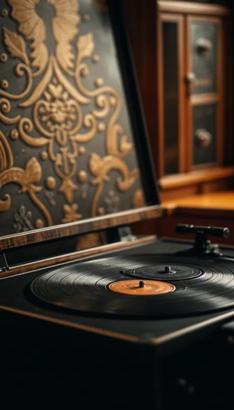 antique record player