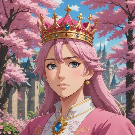 pink kings crown