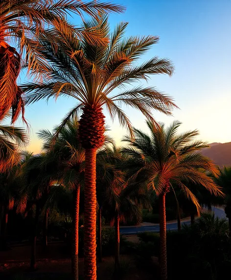 palm tree sunset images