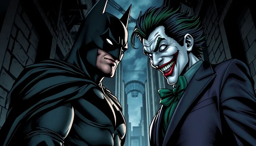 batman and joker cartoon