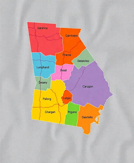 georgia state regions map