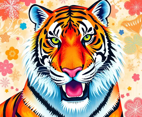 tiger coloring book pages