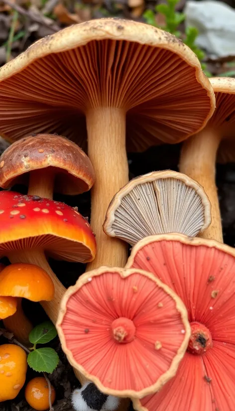 edible mushroom types in