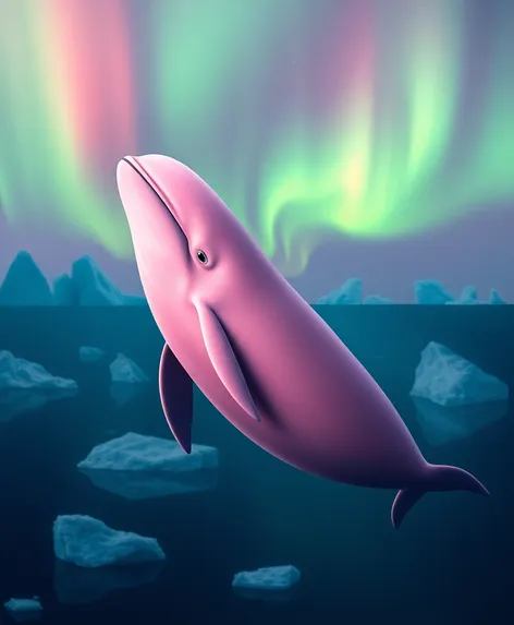 pink beluga whale