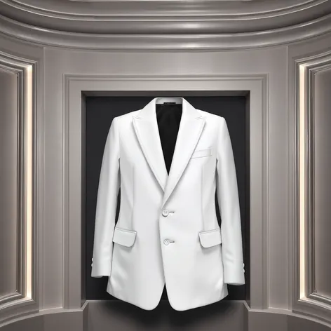 smoking jacket white