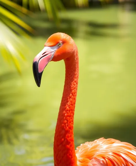 colourful flamingo