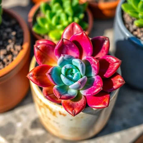 succulent in pot