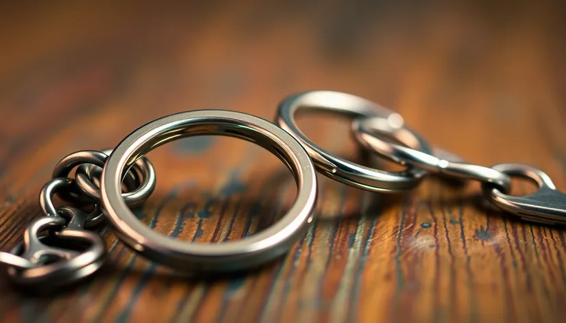 keychain rings with chain