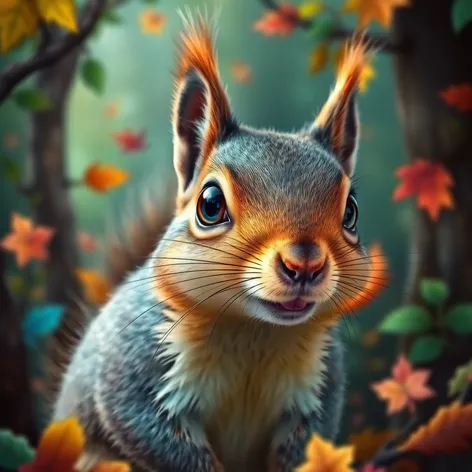 big eyed squirrel